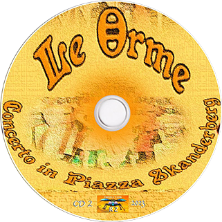 Le Orme CD Concerto In Piazza Skanderberg original back label 2